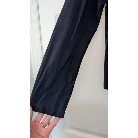 Coolibar Casual Zip Up Sun Protection Lightweight Hoodie Navy - Picture 2 of 7